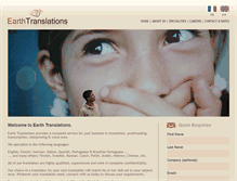 Tablet Screenshot of earth-translations.com